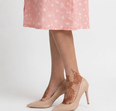 Elegant Pink Polka Dot Midi Dress