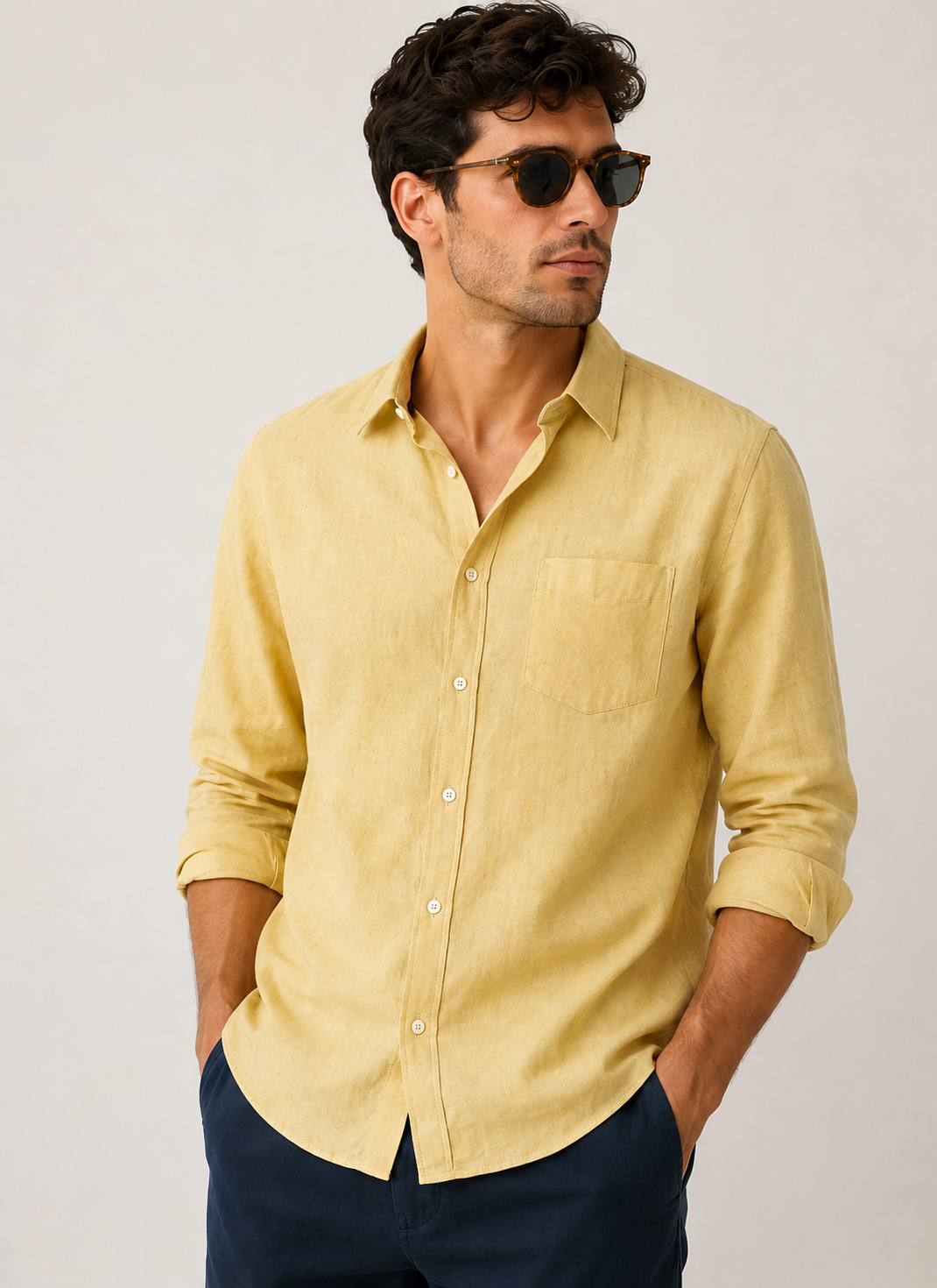 Men's Premium Linen Shirt