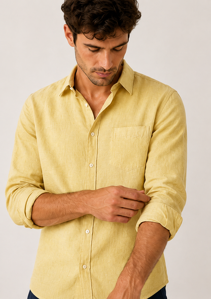 Men's Premium Linen Shirt